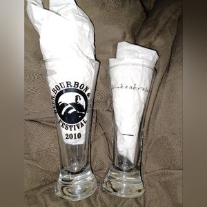 Beer,Bourbon & BBQ festival sampling glasses from 2010 (101422B)